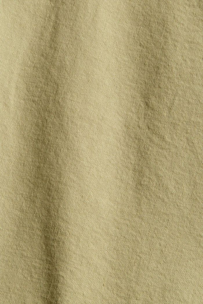 Con cáñamo: falda con cinta para anudar, LIGHT KHAKI, detail image number 4