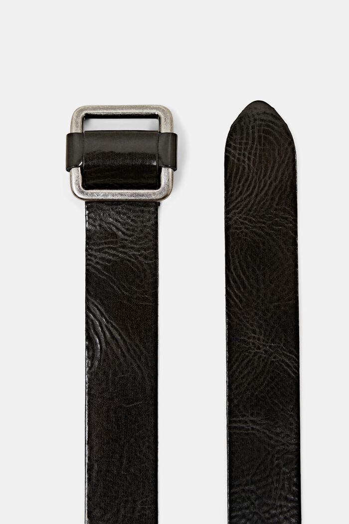 Cinturón de cuero, BLACK, detail image number 1