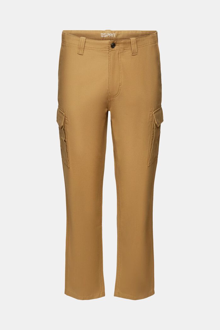 Pantalones cargo de algodón, CAMEL, detail image number 7
