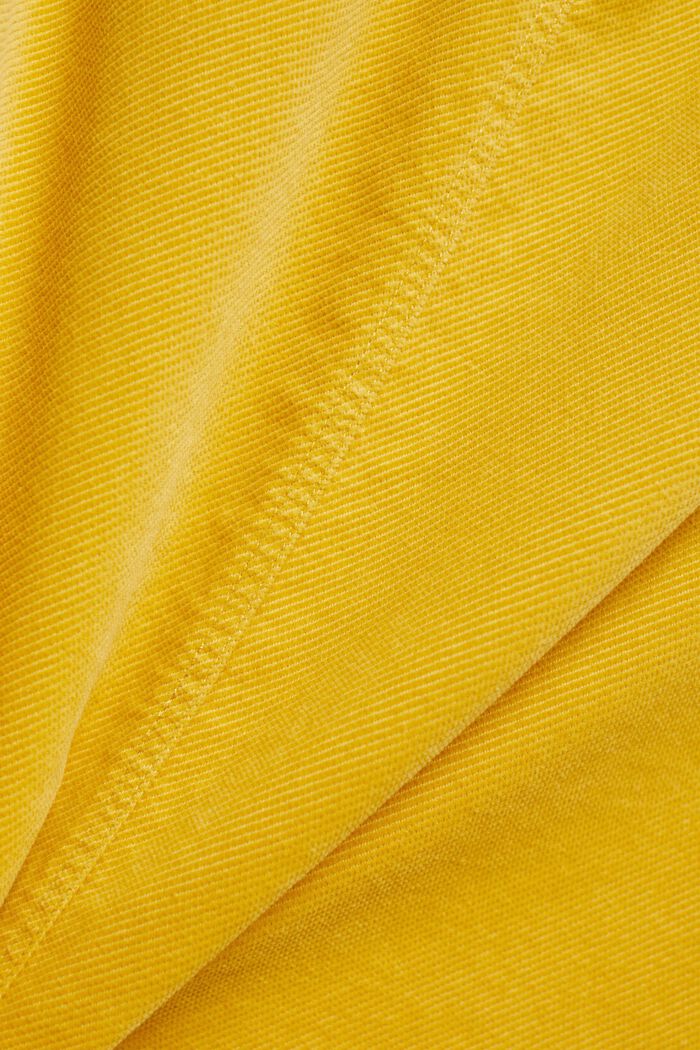 Falda en pana de algodón, DUSTY YELLOW, detail image number 6