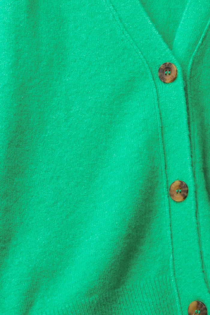 Cárdigan en mezcla de lana, LIGHT GREEN, detail image number 1