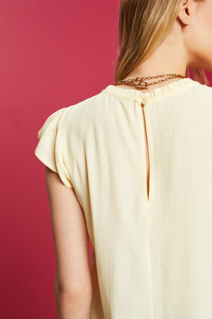 Blouses woven, LIGHT YELLOW, detail image number 2