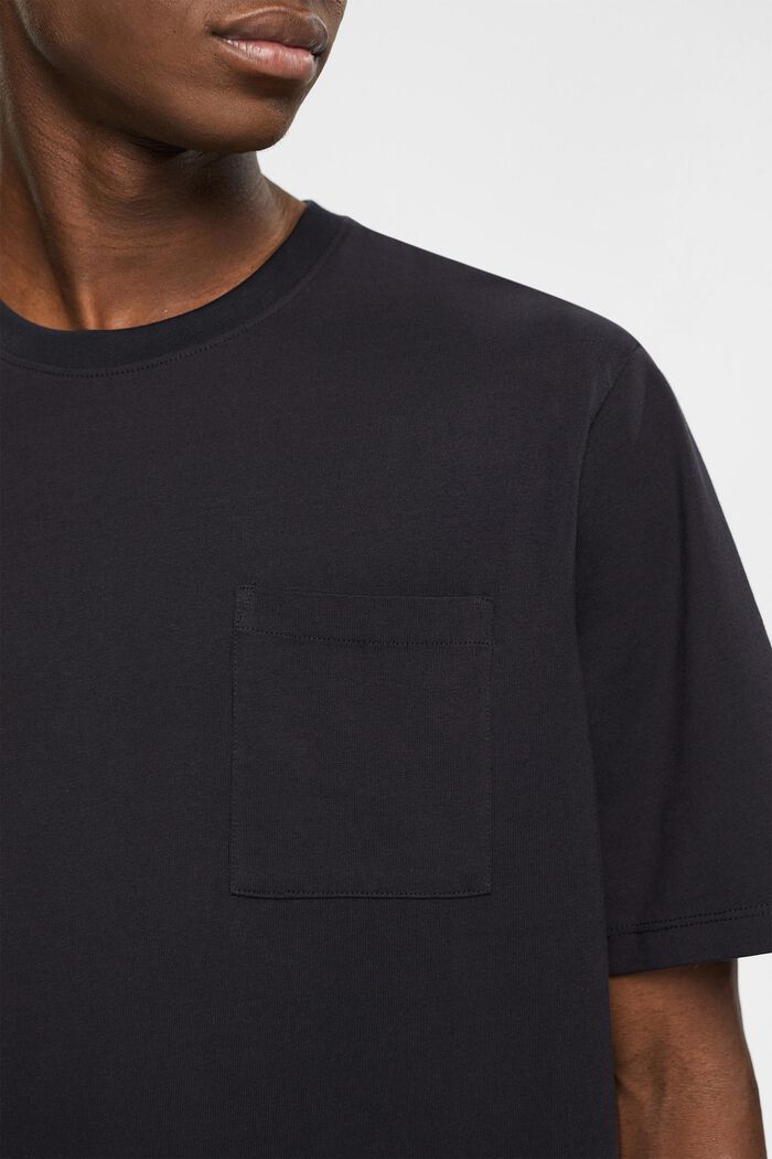 Camiseta de tejido jersey, 100% algodón, BLACK, detail image number 0