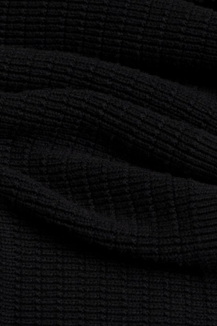 Jersey de punto de algodón texturizado, ANTHRACITE, detail image number 5