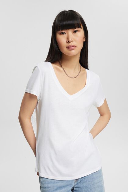 Pack de dos camisetas confeccionadas en una mezcla de algodón ecológico, WHITE, overview
