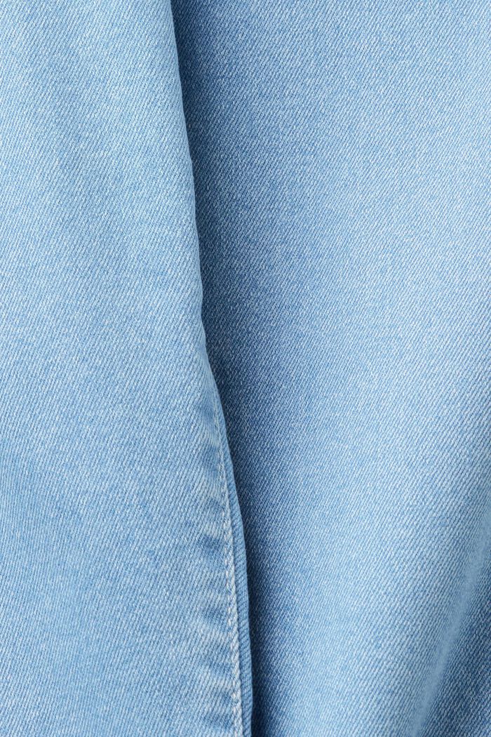 Jeans mid-rise slim fit, BLUE LIGHT WASHED, detail image number 6
