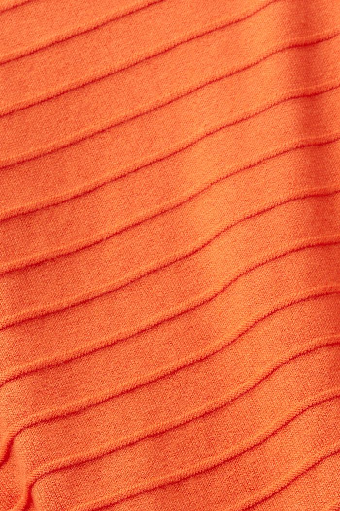 Jersey a rayas, ORANGE RED, detail image number 5