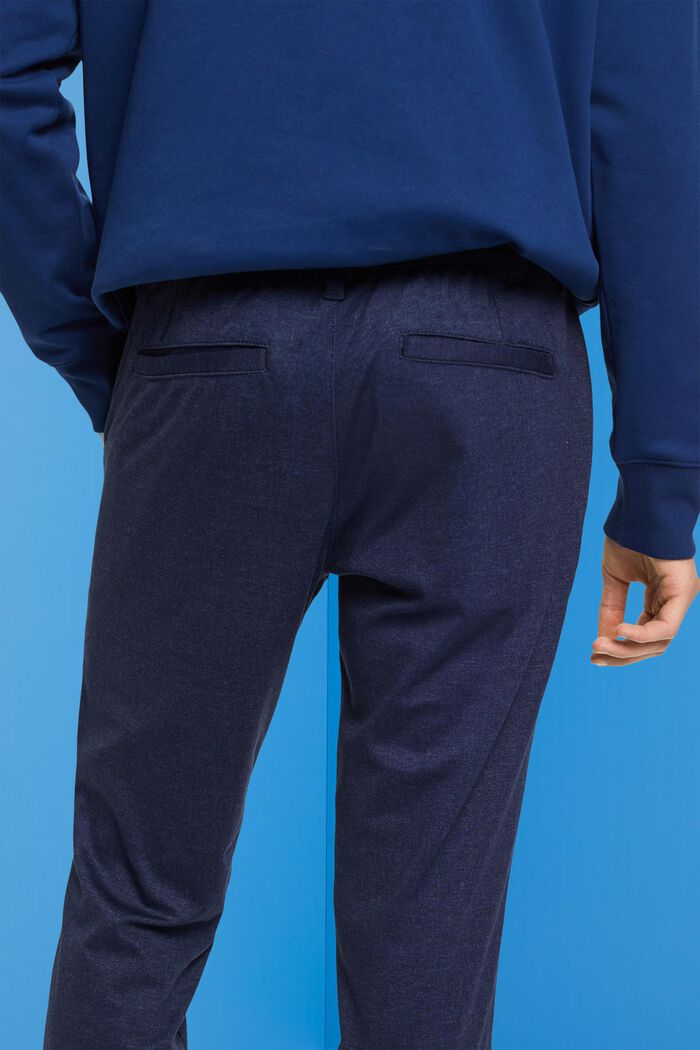 Pantalones deportivos elegantes, DARK BLUE, detail image number 2