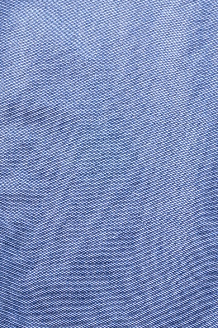 Camisa de cuello abotonado en popelina de algodón, BRIGHT BLUE, detail image number 4