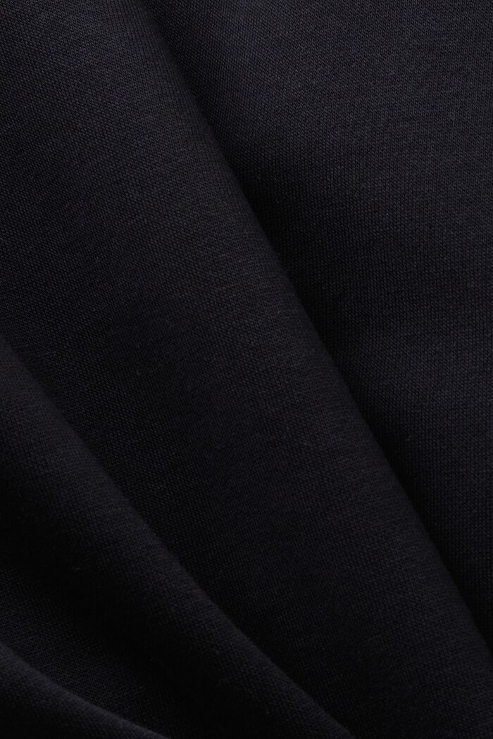 Sudadera estilo jersey confeccionada en una mezcla de algodón, BLACK, detail image number 5