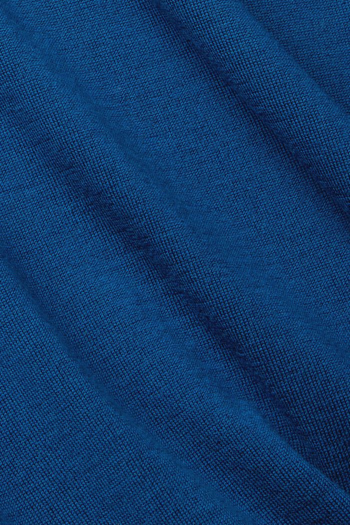 Jersey de lana de punto, PETROL BLUE, detail image number 1