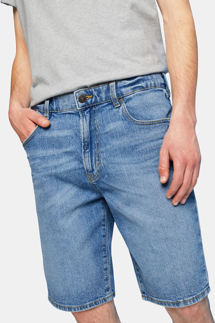 Pantalones cortos vaqueros, BLUE MEDIUM WASHED, detail image number 2