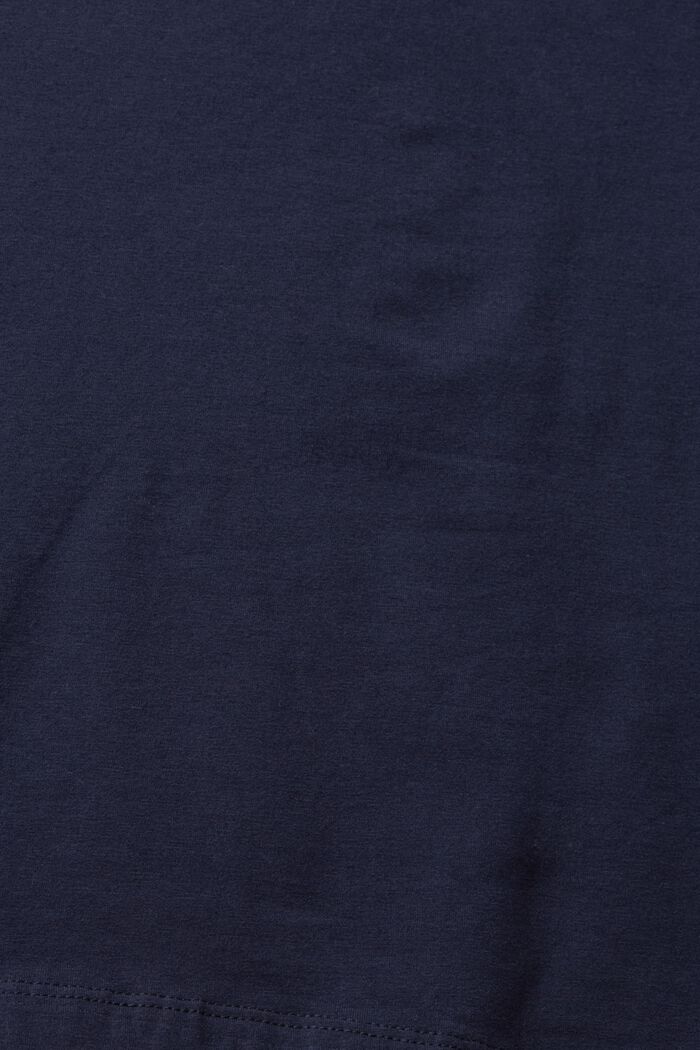 Camiseta de manga larga con ecote asimétrico, NAVY, detail image number 5