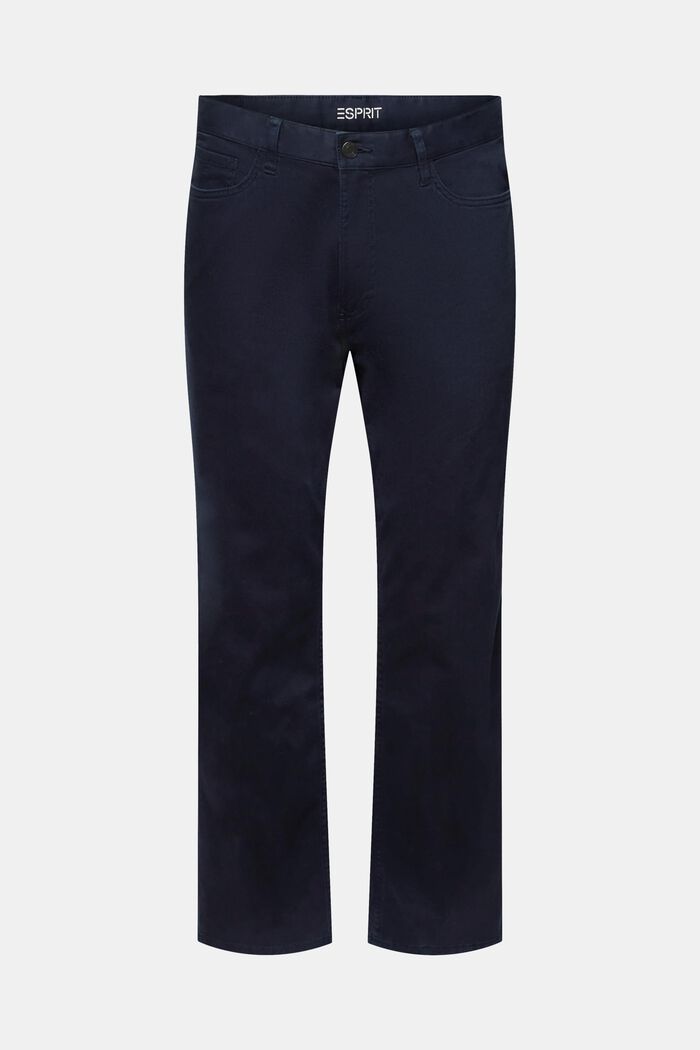 Pantalones clásicos de pernera recta, NAVY, detail image number 7