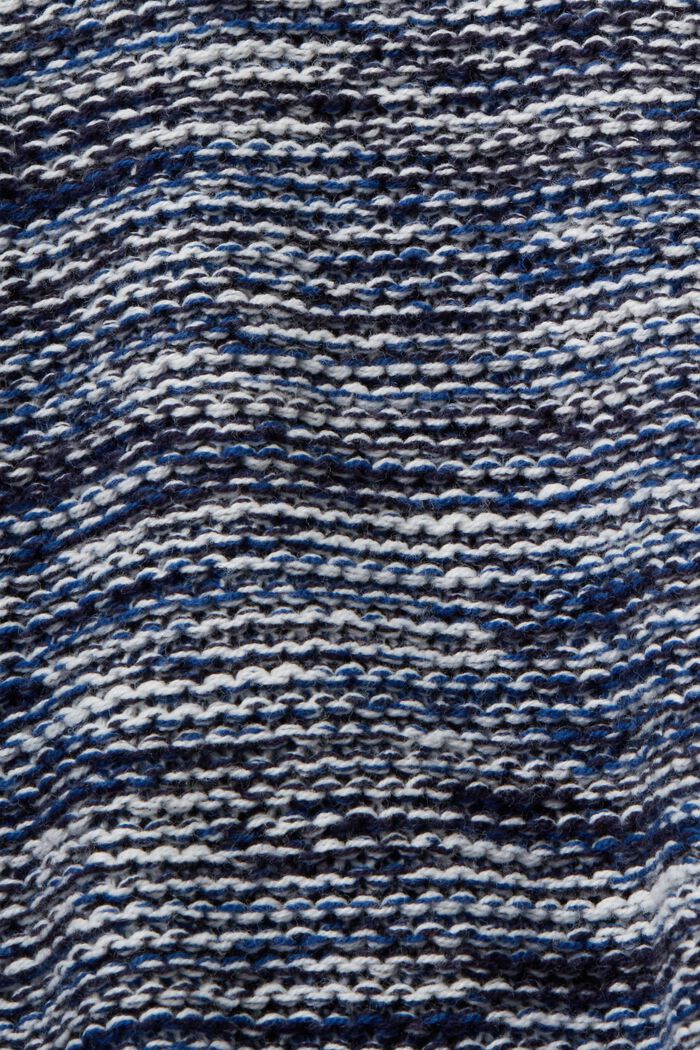 Jersey con cuello redondo, mezcla de algodón, NAVY, detail image number 5