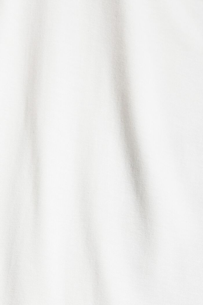 Camiseta con estampado metalizado, LENZING™ ECOVERO™, OFF WHITE, detail image number 1