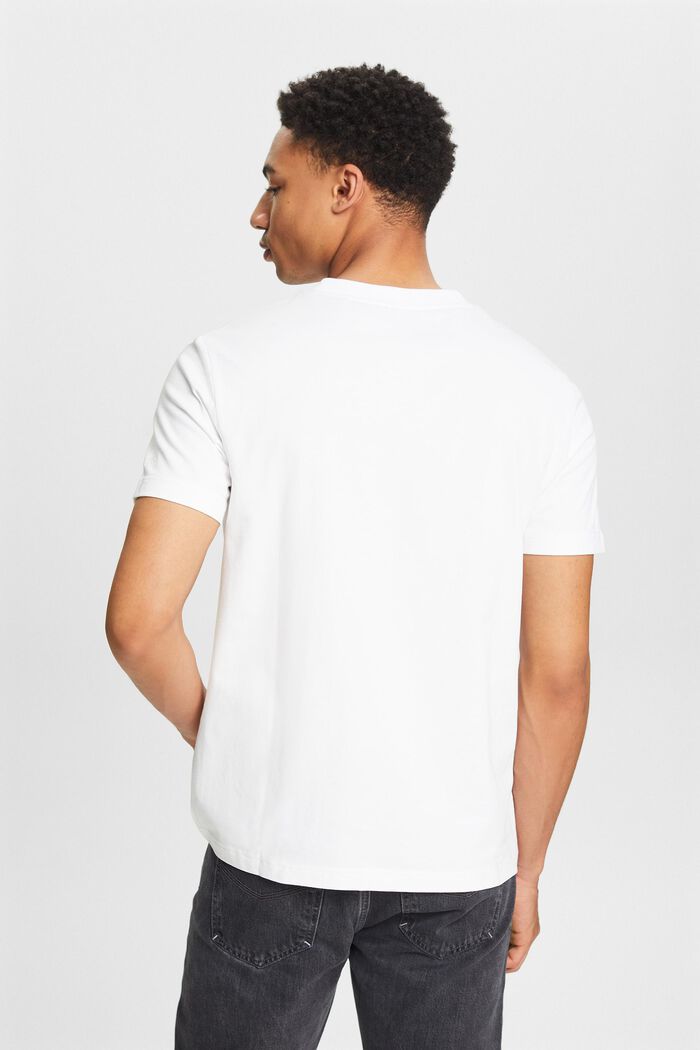 Camiseta unisex estampada punto algodón ecológico, WHITE, detail image number 2