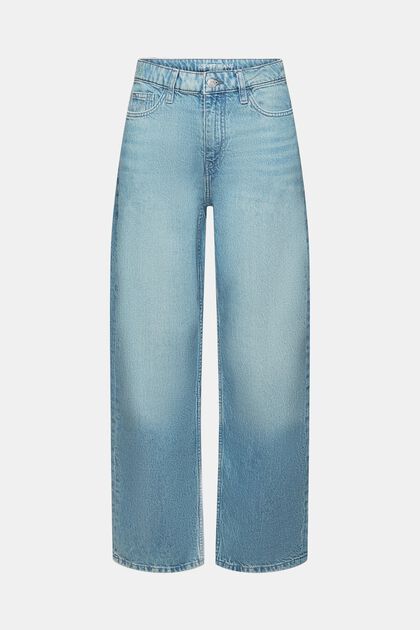 Jeans holgados con cintura alta y estilo retro