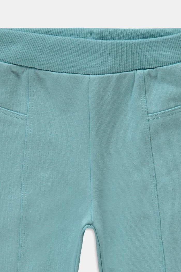 Pantalón jogging con costuras decorativas, algodón ecológico, TEAL BLUE, detail image number 2