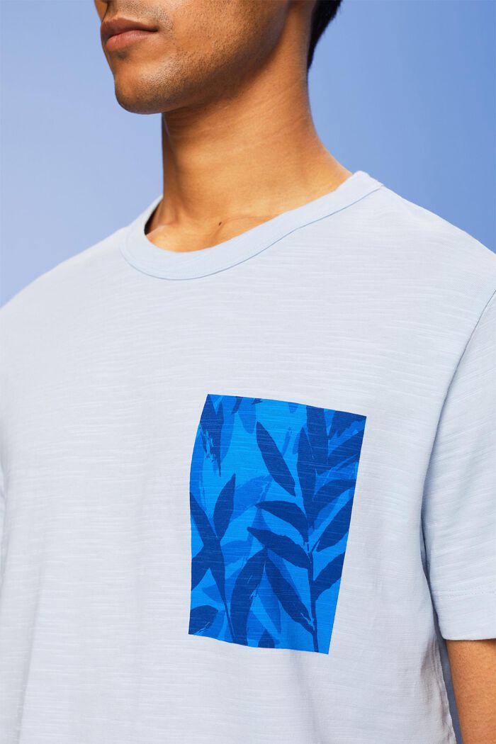 Camiseta de tejido jersey con estampado, 100% algodón, PASTEL BLUE, detail image number 2