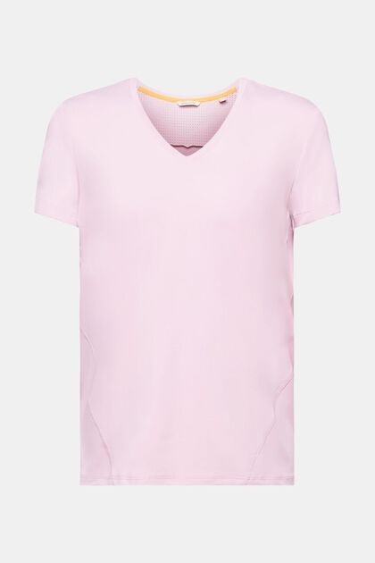 Camiseta deportiva de cuello pico