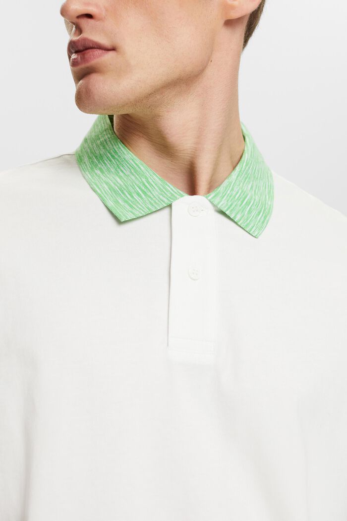 Polo cuello teñido, OFF WHITE, detail image number 3
