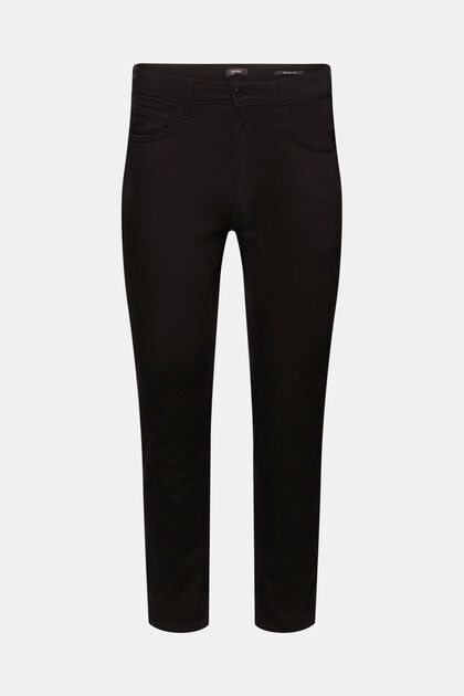 Pantalón de corte ajustado, BLACK, overview