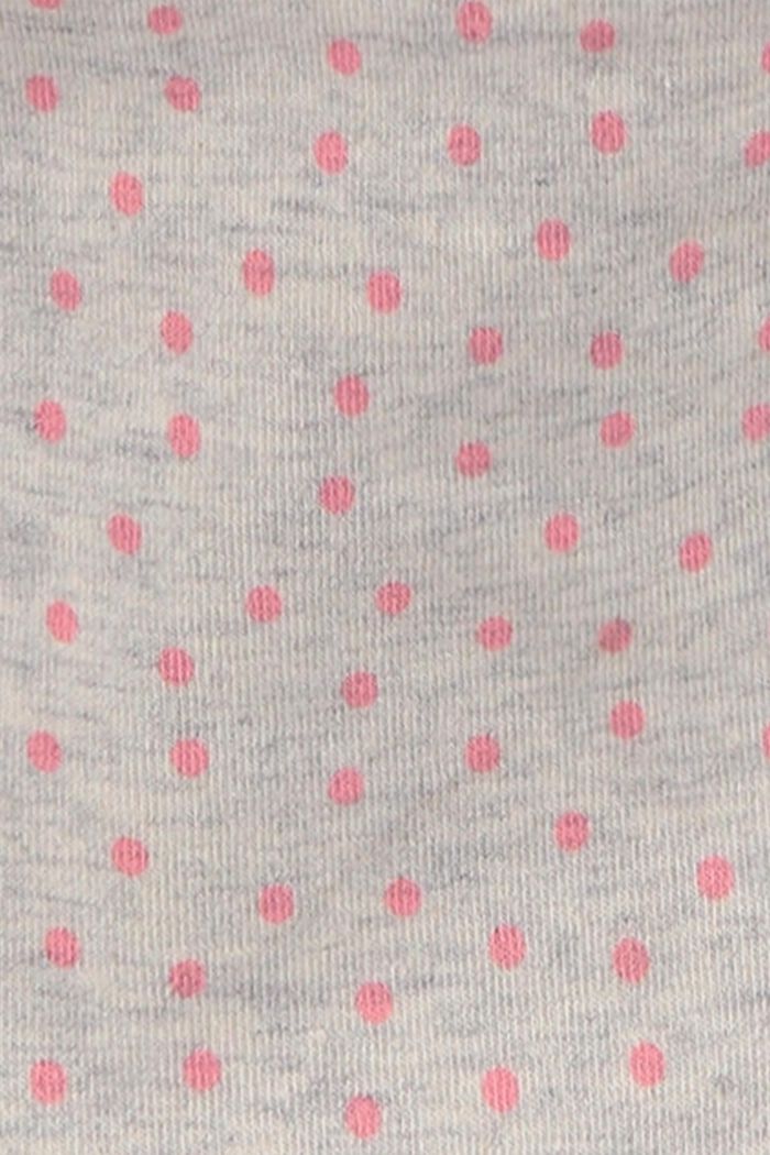 Pañuelo de algodón ecológico con estampado de lunares, SILVER, detail image number 1