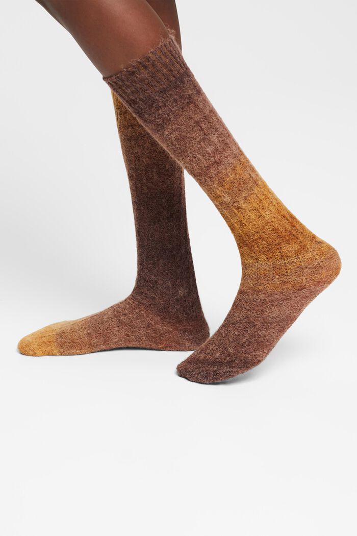 Calcetines para botas en mezcla de lana y alpaca, MOULINE, detail image number 2