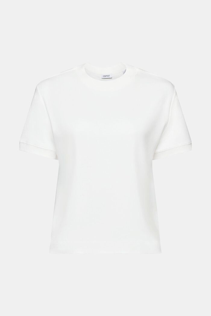Camiseta de cuello redondo y manga corta, OFF WHITE, detail image number 6
