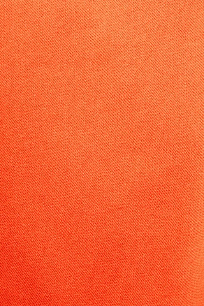 Jeans high rise straight leg, ORANGE RED, detail image number 7