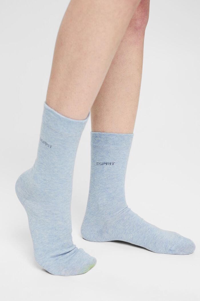 Pack de dos pares de calcetines con remate suave