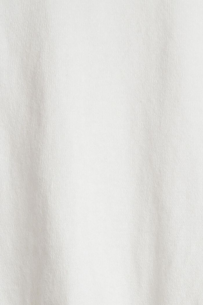 Jersey de punto en algodón, OFF WHITE, detail image number 1