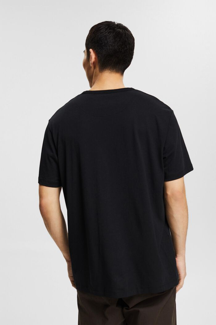 Con TENCEL™: camiseta oversize, BLACK, detail image number 3