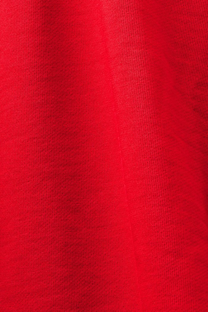 Sudadera unisex oversize con capucha estampada, DARK RED, detail image number 7
