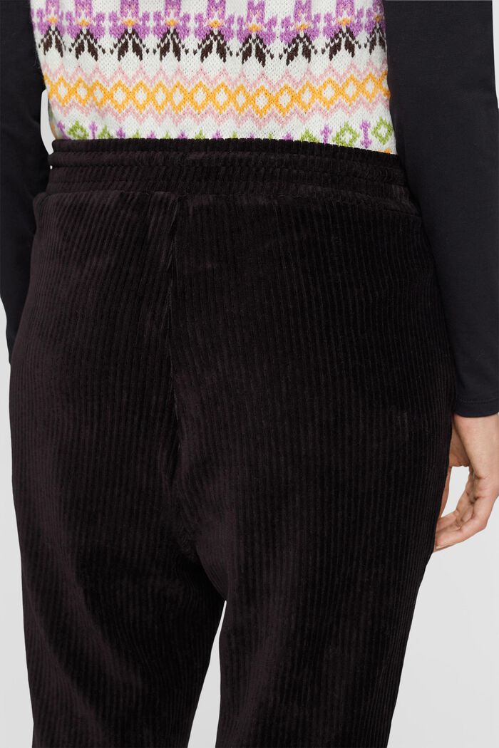 Pantalón deportivo de pana, BLACK, detail image number 4