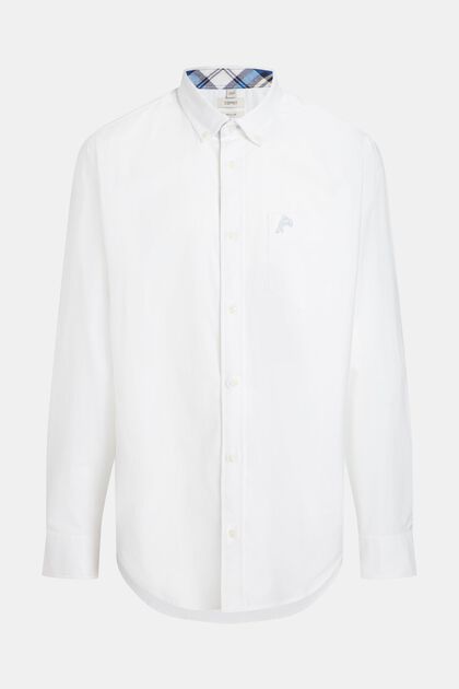 Camisa Oxford, WHITE, overview