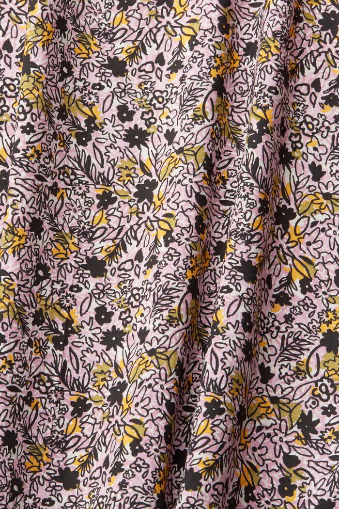 Blusa con estampado floral, LENZING™ ECOVERO™:, OLIVE, detail image number 5