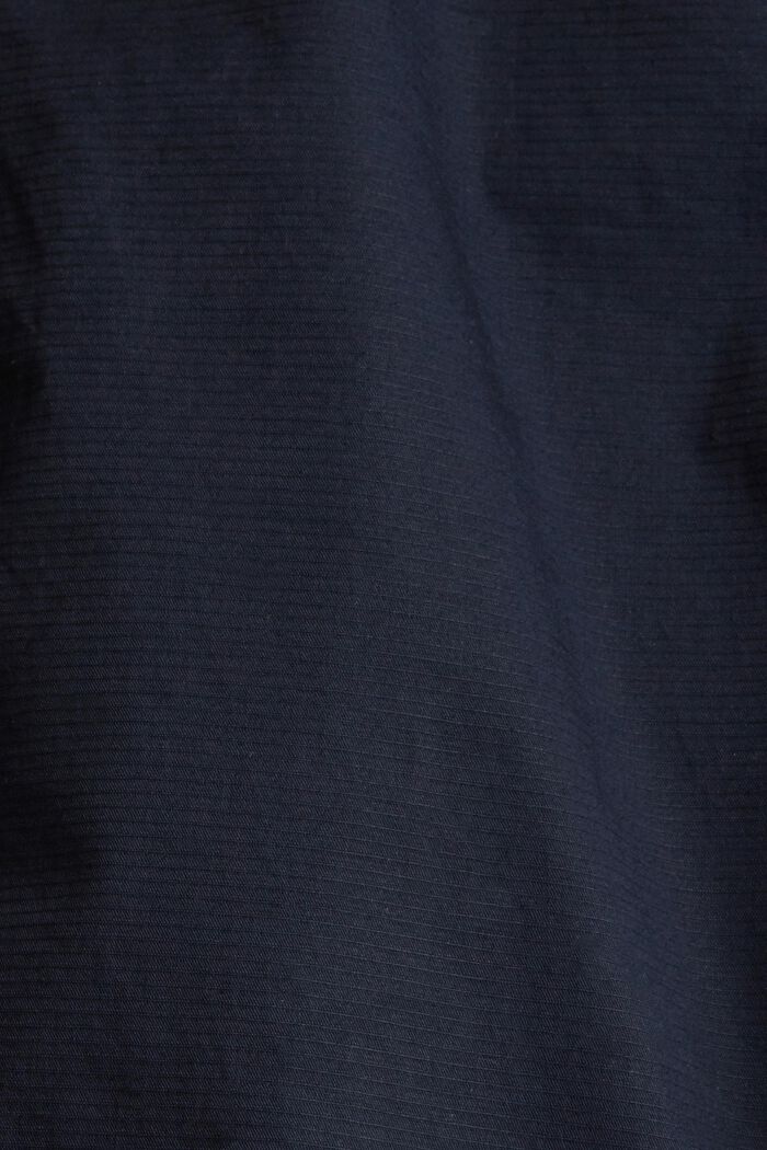 Pantalones cortos con cintura elástica, algodón ecológico, NAVY, detail image number 4
