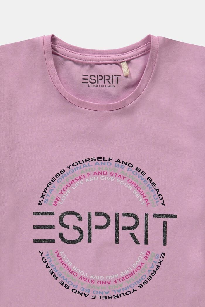 Conjunto: camiseta y pantalón corto en jersey de algodón, PINK, detail image number 2