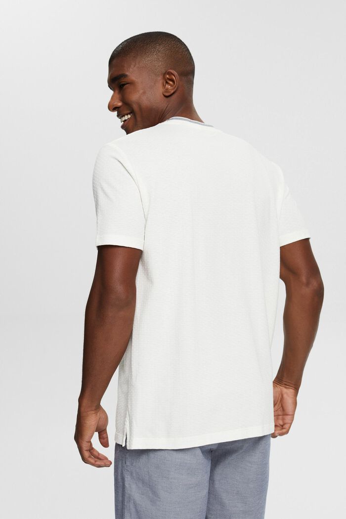 Reciclada: camiseta en jersey de textura, OFF WHITE, detail image number 3