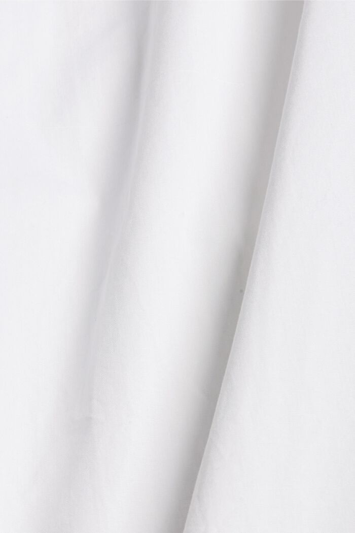 Blusa túnica en 100 % algodón, WHITE, detail image number 4