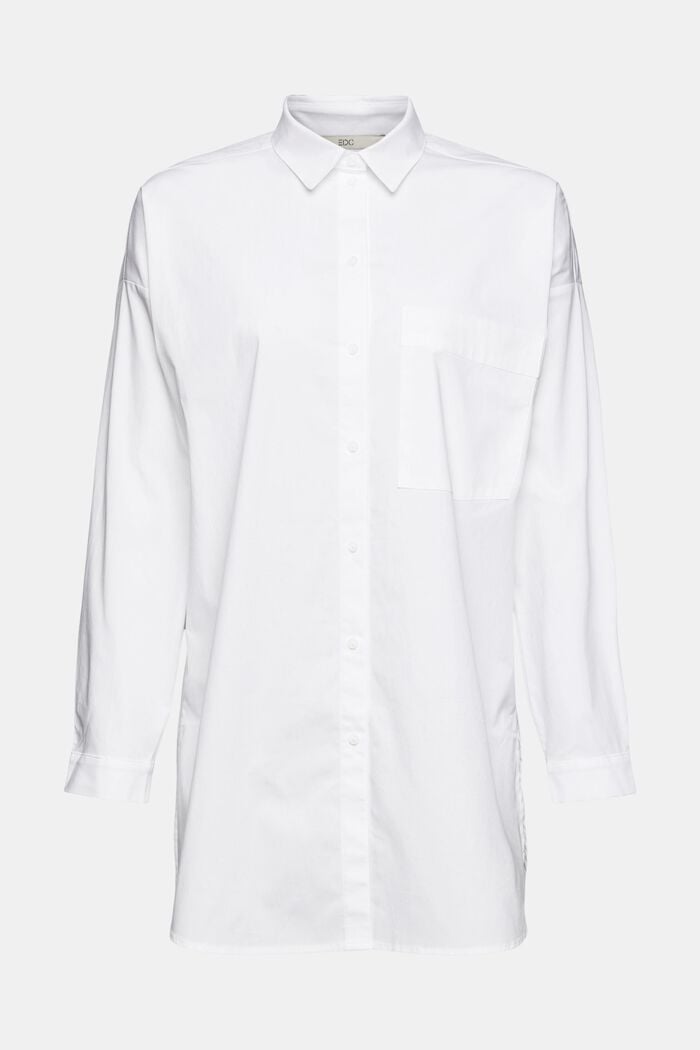 Blusa camisera oversize, WHITE, detail image number 2