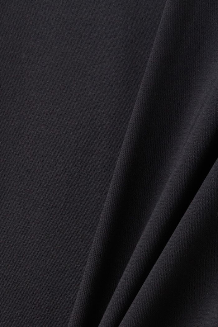 Pantalón de traje de tejido jersey de piqué, BLACK, detail image number 6