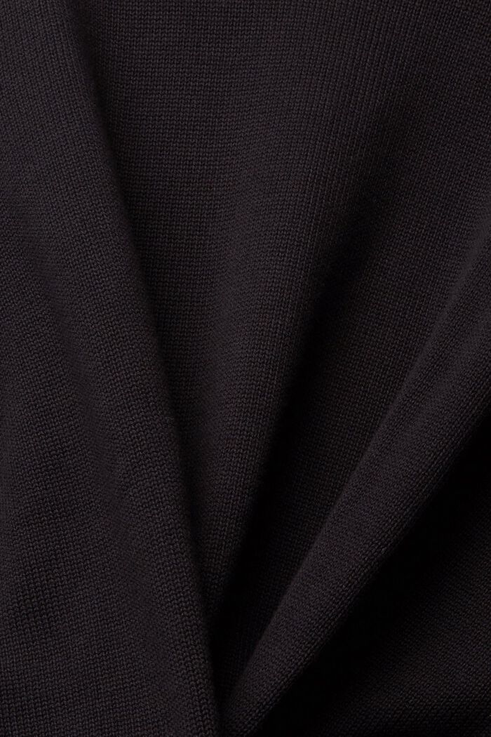 Jersey en punto de algodón sostenible, BLACK, detail image number 1