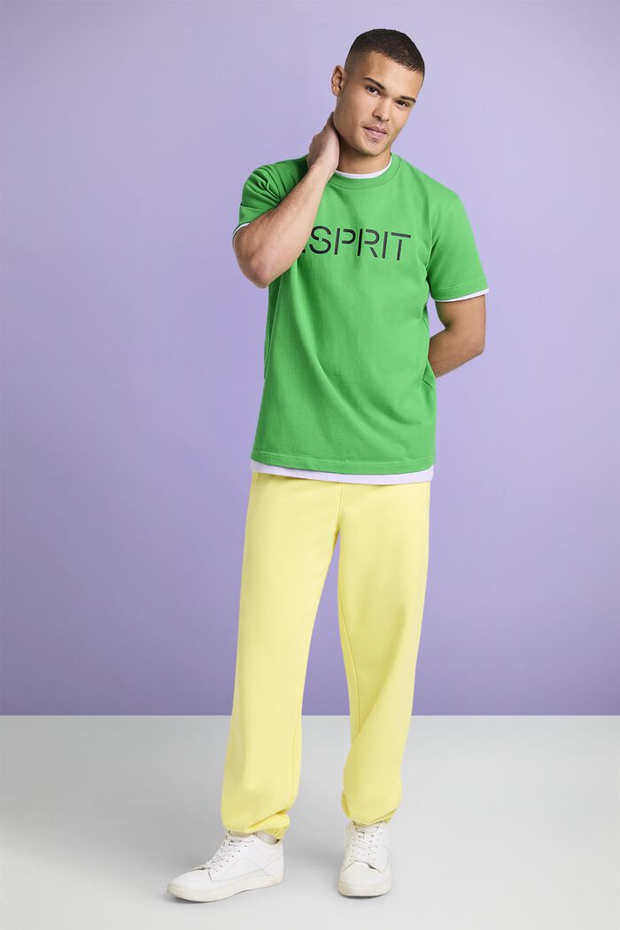 Camiseta unisex en jersey de algodón con logotipo, GREEN, detail image number 1