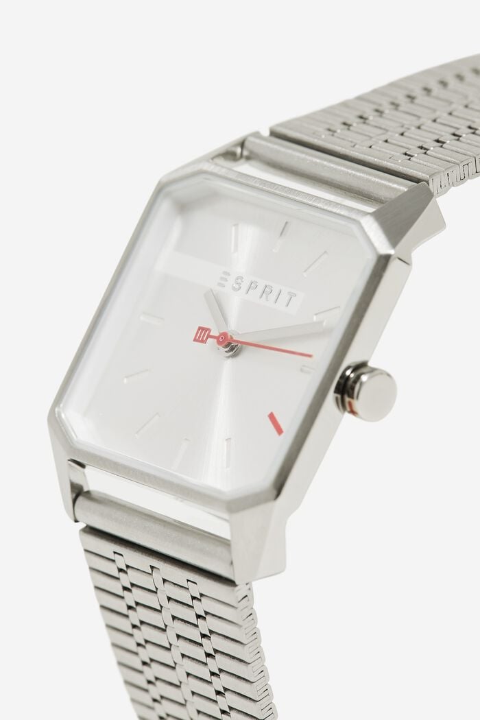 Reloj con pulsera de eslabones, en acero inoxidable, SILVER, detail image number 1