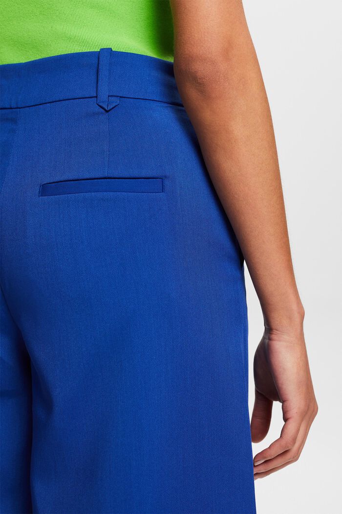 Pantalones anchos de sarga, BRIGHT BLUE, detail image number 4