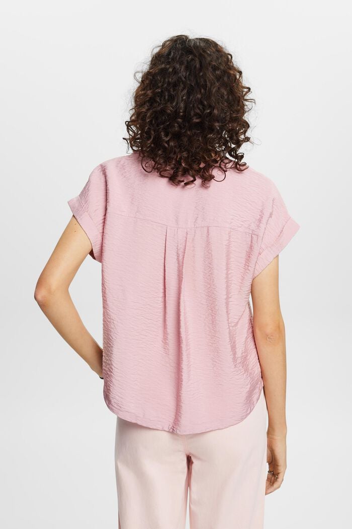 Blusa con textura, OLD PINK, detail image number 3