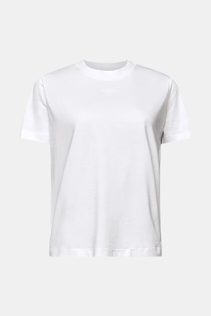 Camiseta de algodón pima con logotipo bordado